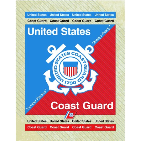 United States Coast Guard 15 X 20 Canvas Wall Art